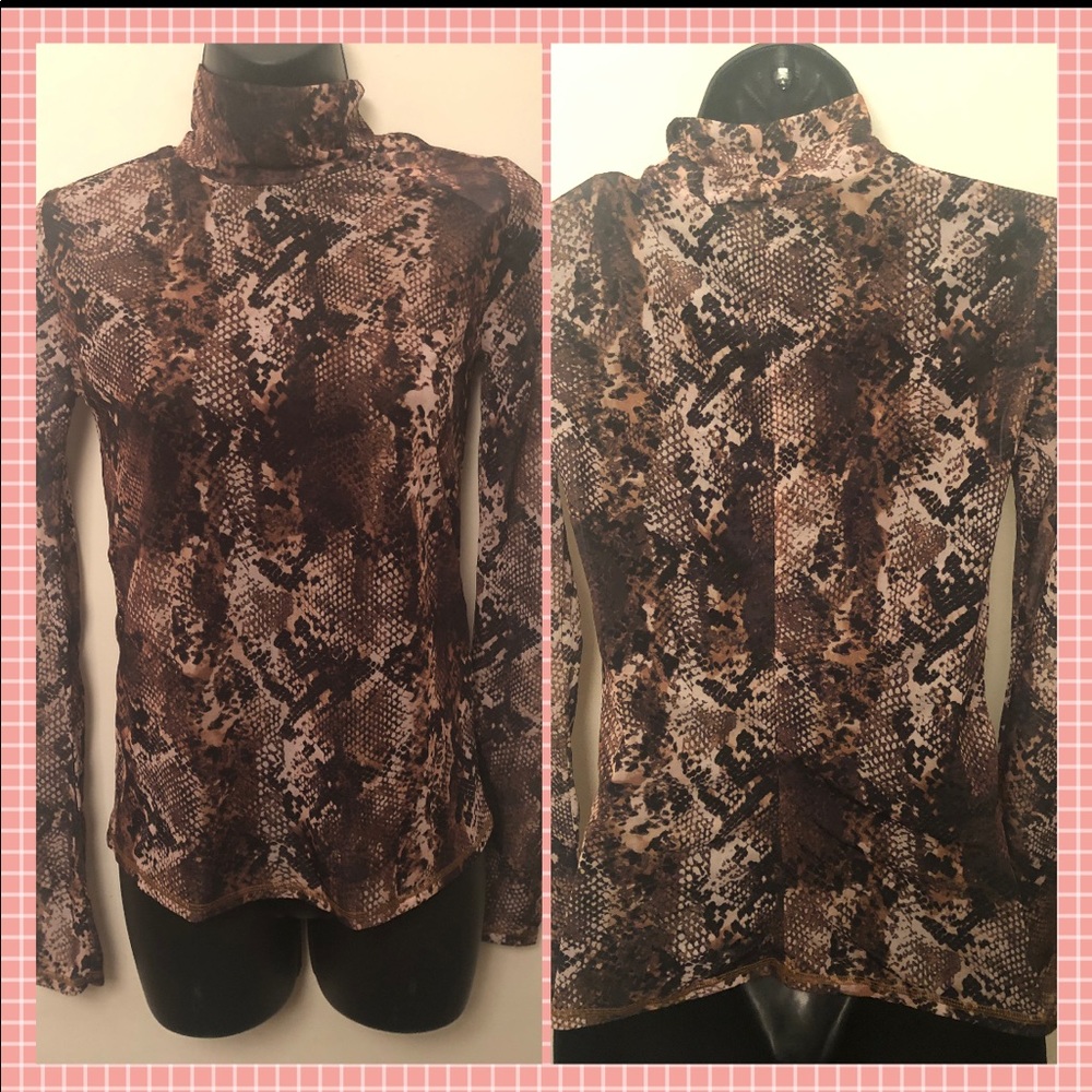 Mock-Neck Blouse